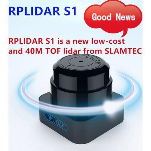 Low Cost 360 Degree RPLIDAR S1 TOF 40 meters lidar sensor scanner for obstacle avoidance and navigation of AGV UAV