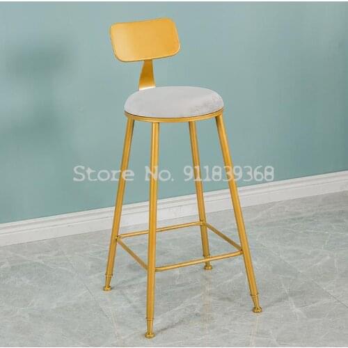 New Nordic Marble Bar Table High Stool Simple Milk Tea Shop Wall Small Strip High Chair Combination