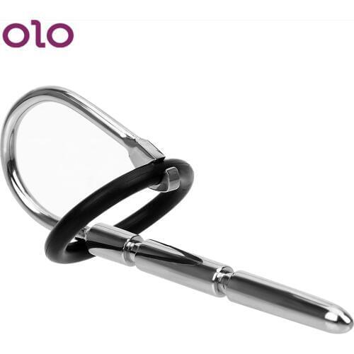 OLO Penis Stimulator Penis Plug Catheters Sounds Stainless Steel Urethral Dilators Sex Products Sex Toys for Men Masturbation