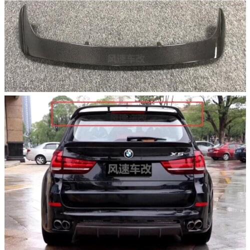 High quality ABS Primer & Carbon Fiber Rear Trunk Lip Spoiler Wing Fits For BMW X5 F15 2012-2018