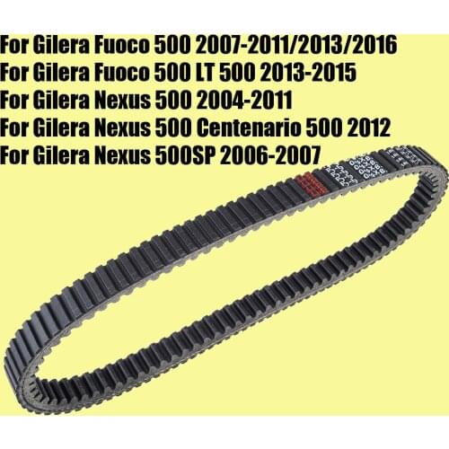 Drive Belt for Gilera Fuoco 500 LT Drive Belt for Gilera Nexus 500 Centenario 500SP