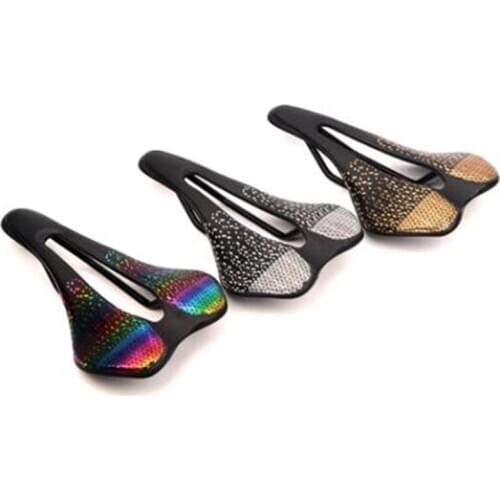 MTB road bike saddle ultra-light polycarbonate fiber hollow breathable racing seat bag bicycle seat mountain road bike saddle