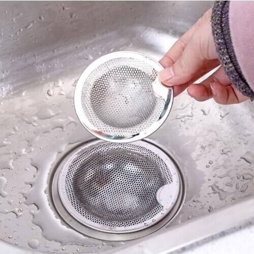 YOMDID 1PC Drain Strainer Stainless Steel Sink Filter For Kitchen Bathroom Floor Drain Strainer Sink Kitchen Tools Anti-clogging