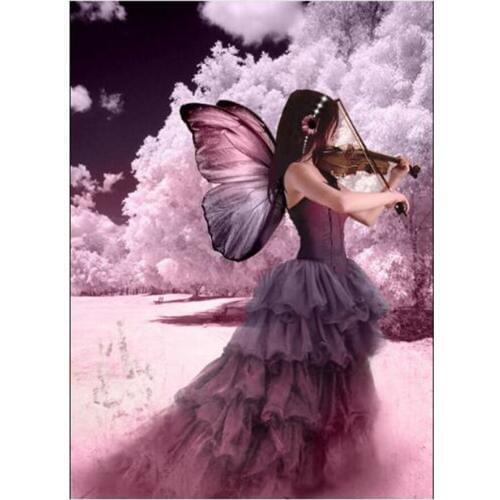 Snow elf beauty DIY Diamond Painting Stickers Decorative Rhinestone Mosaic Cross Stitch Diamond pattern Diamond embroidery AS051