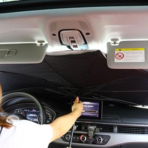 Car Sun Shade Protector Parasol Auto Front Window Sunshade Sun Protection Heat Insulation Windshield Cover Accessories