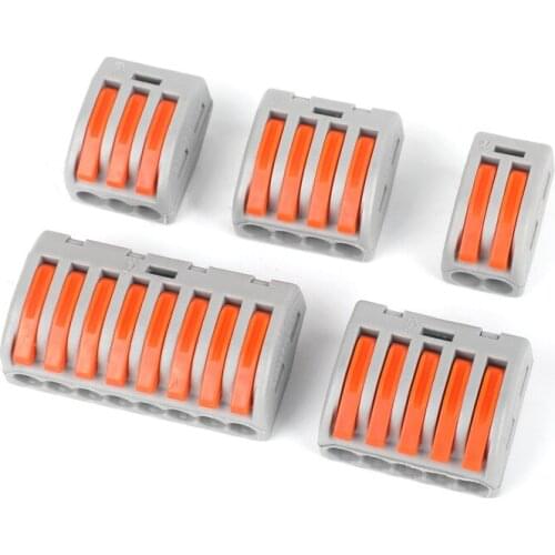 100pcs fast terminal block wire connector and branch connector PCT-212-213-214-215-218