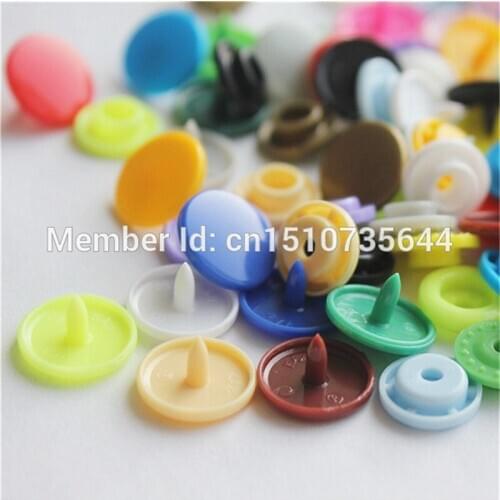 25 colors mixed color 1000 units sold T5 snap button 1.2 cm button bag rain button garment accessories