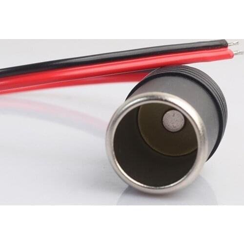 12V 24V Car Lighter Female Socket Extension Cable Cord Power Plug