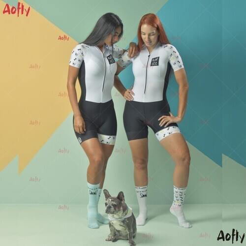 2021 Kafitt Women‘s Profession Cycling Skinsuit Sets Body Maillot Ropa Jumpsuit Kits Summer Macaquinho Ciclismo Feminino Gel Pad