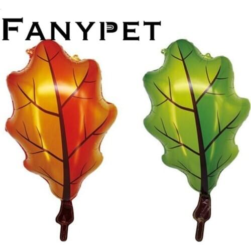 50pcs Animal Jungle Palm Tree Leaf Balloon Thanksgiving Day Birthday balloons Party Inflatable Ballons Autumn Safari Party Decor