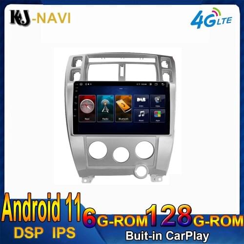 10 Inch Android 11.0 For Hyundai Tucson 1 2004 - 2009 Car Radio Player Navigation Multimedia Video GPS No DVD 2 Din