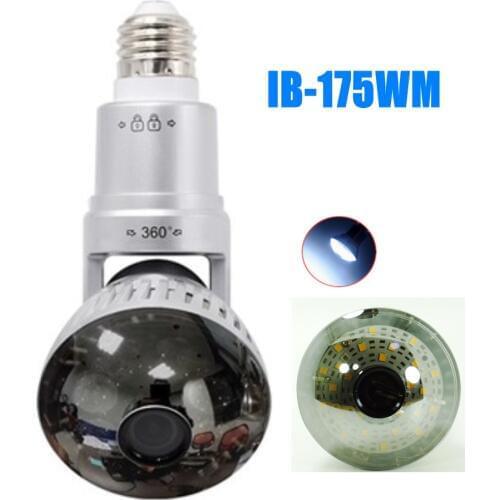IB-175WM Bulb White Light Wireless IP Camera HD 720P Home Security Surveillance WIFI IP Camera with APP Control/Motion Detection