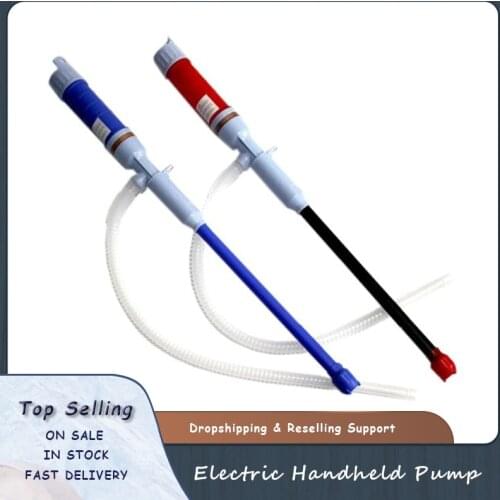 Electric Oil Pump Siphon Liquid Transfer Pump Handheld Pump Battery Operated Water Gas Tools Portable Car Siphon Petrol Fuel