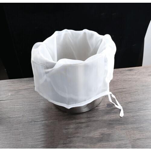 30x45cm Brewing Filter Bag Reusable Nylon Mesh Food Strainer Grain Brew Bag for Beer Wine Making Home Brewing Bucket Type Filter