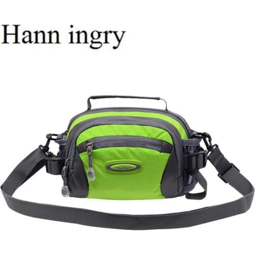 HANN INGR Mens New Mountaineering Sports Bag Outdoor Multi-functional Waterproof bag Single Shoulder Cross Chest Package H55D