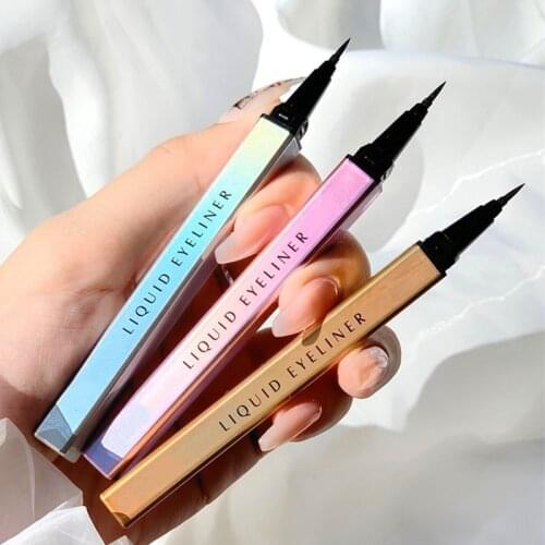 Eye Shadow Liner Combination Cosmetics Black Pen Waterproof Is Not Blooming Eyeliner Pen Quick-drying Eyeliner
