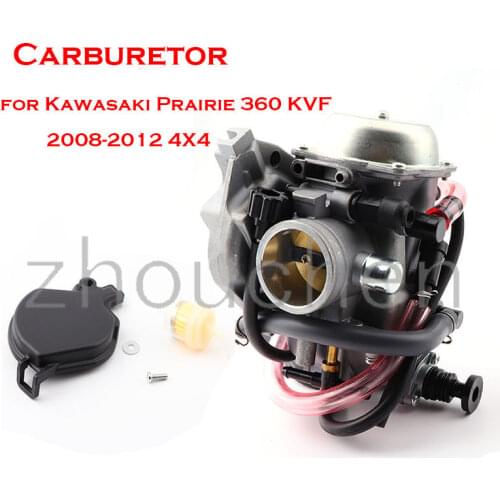 Carburetor Carb Fit for Kawasaki Prairie 360 KVF 2008-2012 4X4