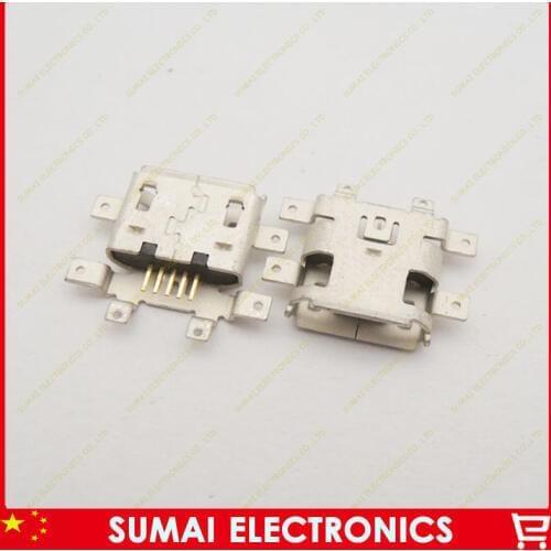 Micro 5-pin USB Charger Connector Charging Port For Motorola Droid X MB810 ect 50pcs/lot