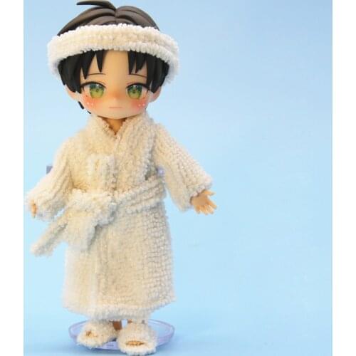 OB11 Bathrobe Bathtowel Pajamas Set Crouch terry 1/12 BJD Baby Clothing GSC doll clothes