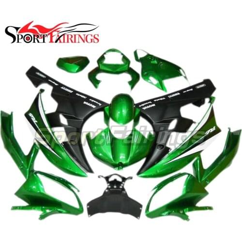 Injection Fairings For Yamaha YZF600 R6 06 07 2006 2007 Plastics ABS Motorcycle Fairing Kit Bodywork Cowling Green Black Matt