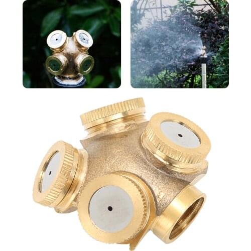 Agricultural Sprayer G1/2 DN15 Brass High Pressure Agricultural Sprayer Nozzle Atomizer Garden Irrigation Sprinkler Dropshipping