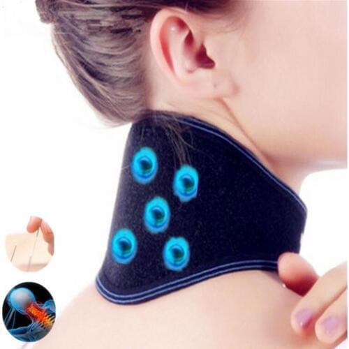 Ms spontaneous heat neck with male neck collar cervical pain hot compress protectors thermal magnetic therapy