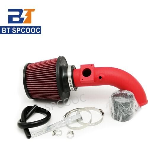 SPCOOC Car Cold Air Intake System High Flow Air Filter Kit Red Pipe Kit Fit for Honda VEZEL Fit Nissan Suzuki Swift Grand LACCER