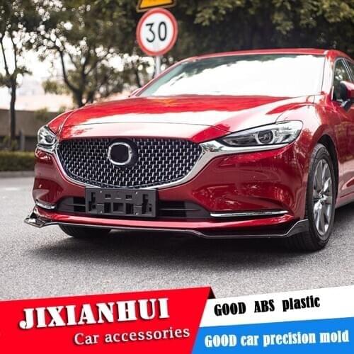 For Mazda 6 ATENZA Body kit spoiler 2020-2021 For ATENZA ABS Rear lip rear spoiler front Bumper Diffuser Bumpers Protector
