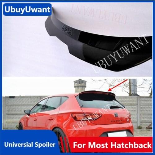 UBUYUWANT For Seat LEON Spoiler Lip 2000-2020 3Doors/ 5Doors ABS Car Tail Wing For Seat LEON 5F MK3 Sportstourer FR / Xcellence