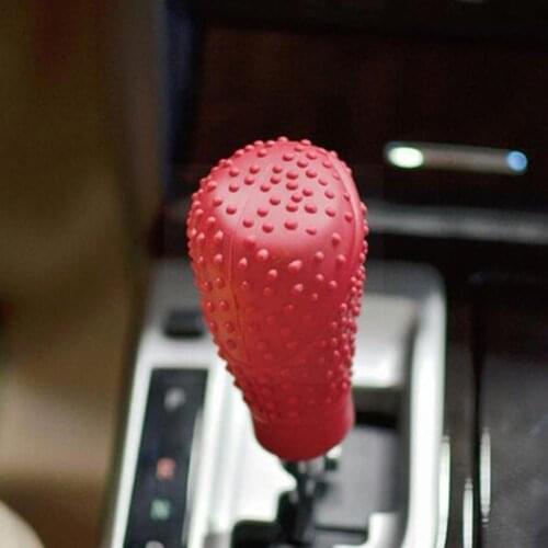 Universal Handbrake Cover Anti-skid Silicone Manual Transmission Gear Car Knob Lever Automotive Dust Automatic Lever Shift A7N9