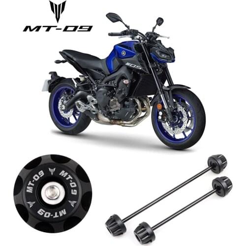 Rear Front Axle Fork Crash Slider Motorcycle Wheel Protector For YAMAHA MT-09 FZ-09 2014-2020 MT09 FZ09 MT09/SP FZ09 MT FZ 09
