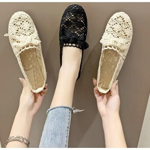 Tenis Feminino 2021 Women Loafers Shoes Mother Casual Woman Mesh Breathable Flat Soft Bottom Flats Outdoor Walking Chaussure