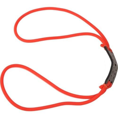 1pcs Elastic Catapult Bow Slingshot Hunting Rubber Band Slingshot Resilient Tube Bow Arrow Random Color