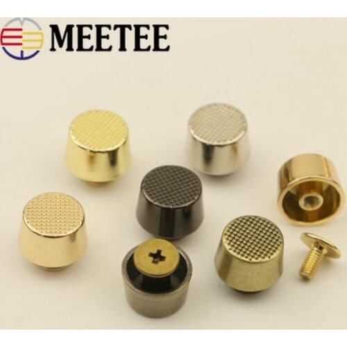 10/20pcs 10x7.5x12mm Flat Foot Nail Metal Screw Rivet Bags Decoration Buckle DIY Leather Crafts Belt Strap Accessories BF719