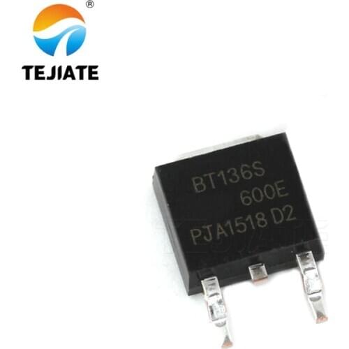 10PCS BT136S-600E SOT-252 bidirectional silicon controlled BT136S