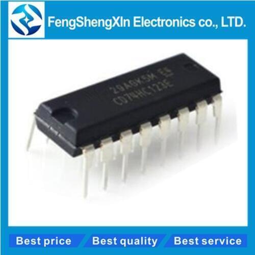 100pcs/lot New original CD74HC123E 74HC123 DIP-16 Logic IC