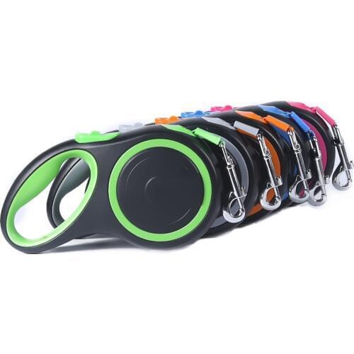 2 Styles 3M 5M Pet Automatic Leash Lead Small Medium Dog Pet Retractable Leash for Walking Lead