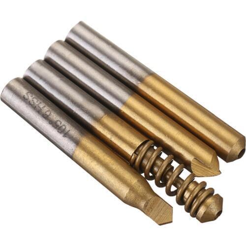 4pcs Mill Milling Key Cutter For Key Machine Parts Locksmith Tools Cutters Bits Steel Drill Free Shipping