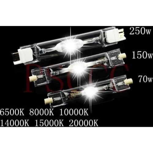 70W 150W 250W Metal Halide Lamp High Pressure Sodium Bulb Lamp Ballast Trigger Bulb 6500K 8000K 10000K 15000K 20000K