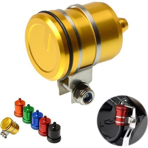 100% Aluminum Motorcycle Clutch Tank Cylinder Master Oil Cup Brake Fluid Reservoir For yamaha YZF R125 R15 R25 r 125 15 25 mt-07