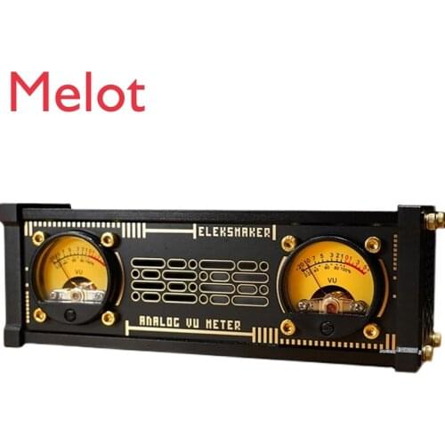 Analog VU Meter Head Retro Level Pickup Light RGB Music Rhythm Lamp Tube Amplifier VU Meter with Backlight Souvenirs, Gifts