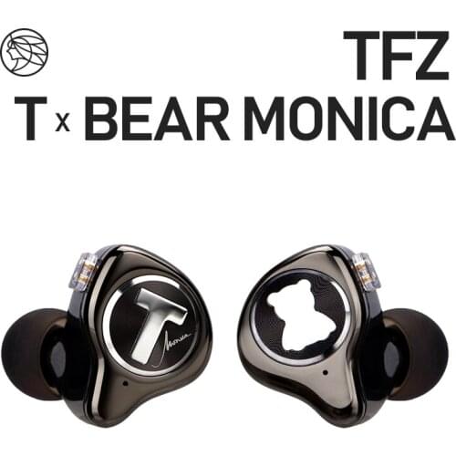 The Fragrant Zither T X BEAR MONICA In Ear Monitor Professional Earphone Music Metal Earbuds Noise Reduction Bass Wired Headse