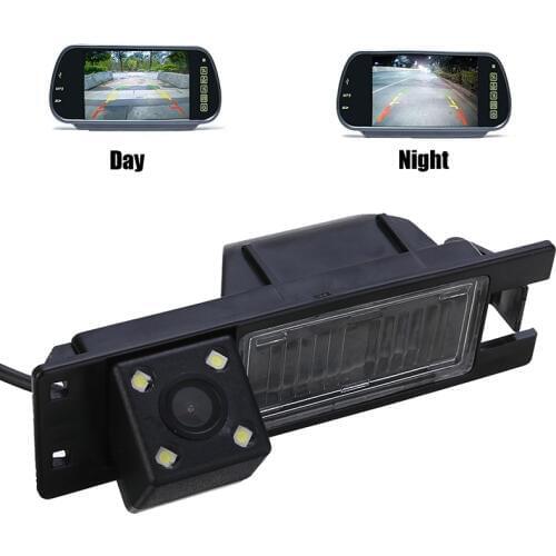 NTSC PAL 4LED Car Rear View Camera Waterproof 1/4inch color CCD Cameras For Opel Astra H J Corsa Meriva Vectra Zafira Insignia