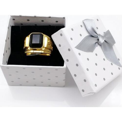 Free Shipping Wholesale 35pcs/lot 5 x 5cm white Ring Gift Box, Jewelry Packaging