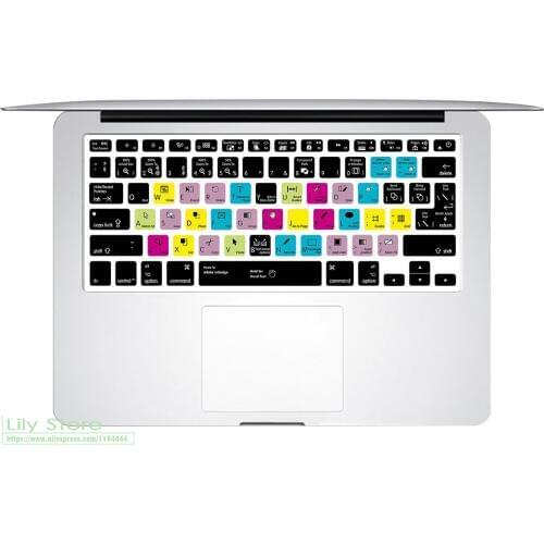 For Macbook Pro Air 13 15 17 Ableton Live Indesign Serato Dj Osx Dreamweaver Shortcut Hot Keys Rubber Keyboard Cover Skin