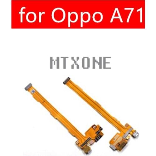 For oppo A71 USB Charger Connector Flex Cable Microphone USB Charging Dock PCB Board Flex Cable Repair Parts