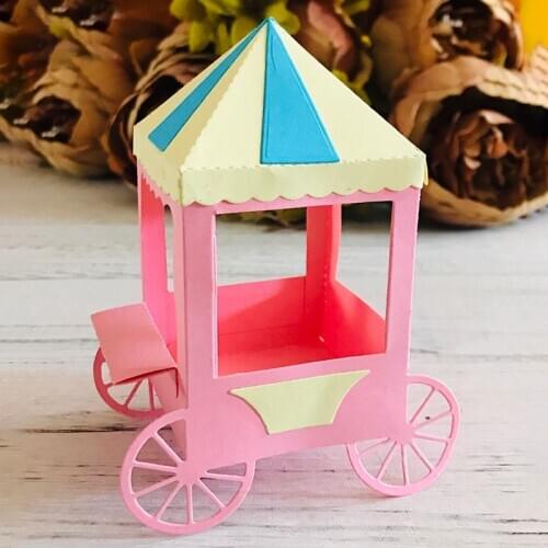 New Popcorn Box 2021 Metal Cutting Dies For DIY Scrapbooking And Card Making Decorative Embossing Craft No Stamps