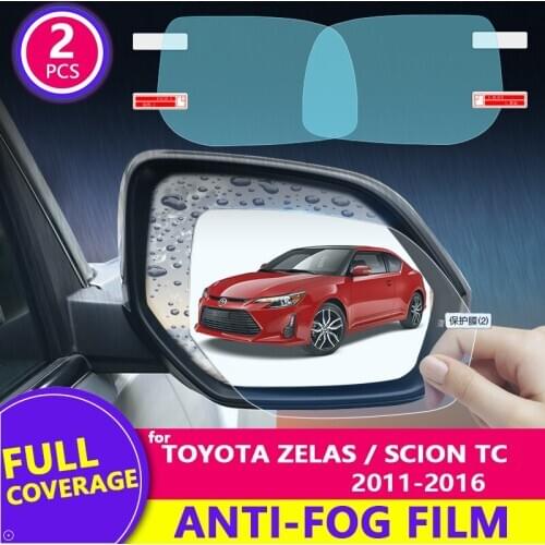 Rain Film Full Cover Rearview Mirror Clear Anti-Fog Rainproof for Toyota Zelas Scion tC 2011 2014 2015 2016 Stickers Car Goods
