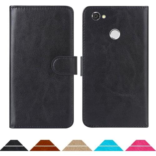Luxury Wallet Case For ZTE Blade A6 PU Leather Retro Flip Cover Magnetic Fashion Cases Strap