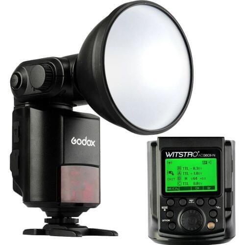 Single Godox AD360 Witstro AD360II-N 360W i-TTL HSS Studio Flash Speedlite for Nikon